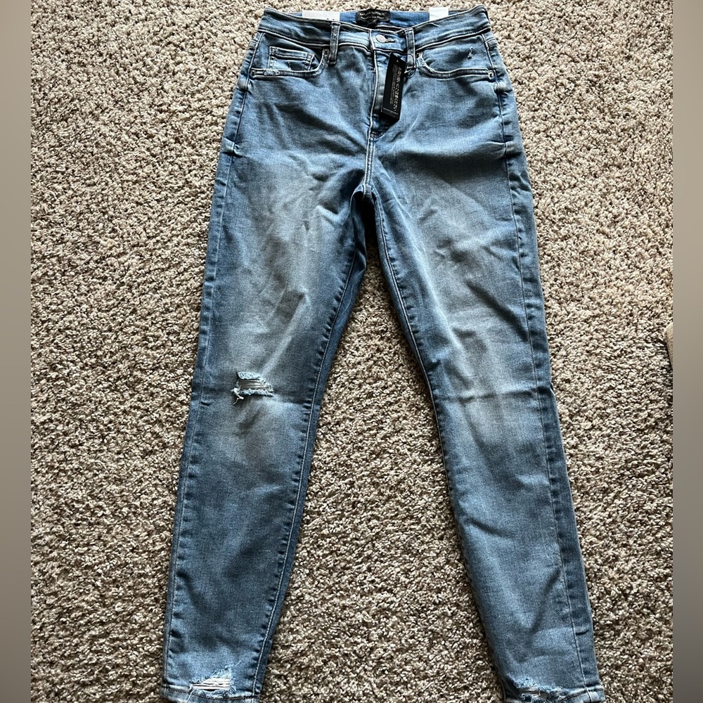 Banana Republic curvy high rise skinny jeans